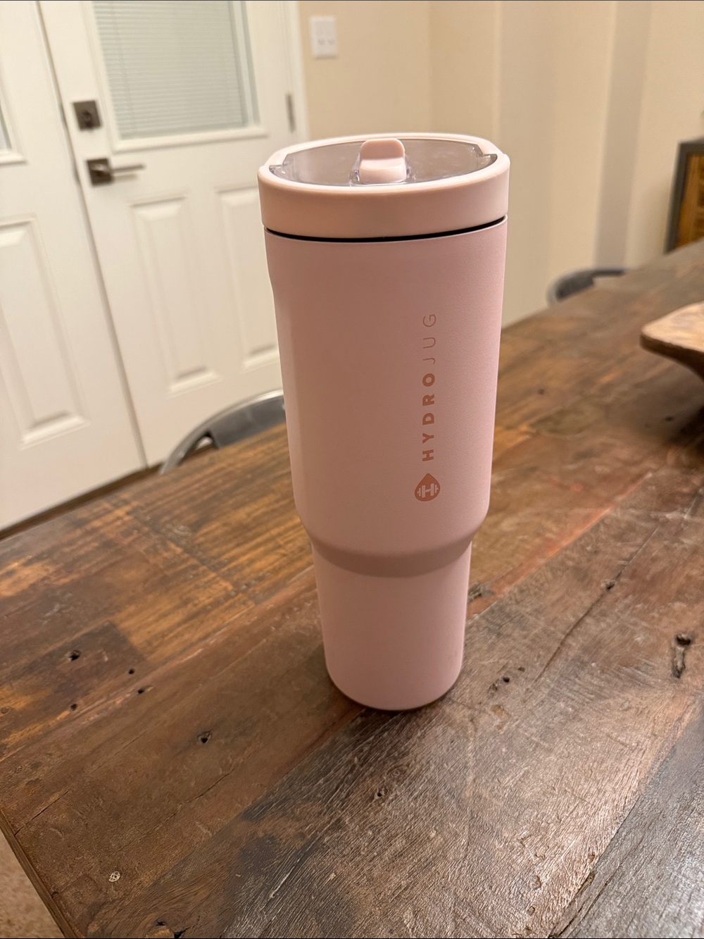 HydroJug Pink Sand Travel Jug with Flip Lid 40oz